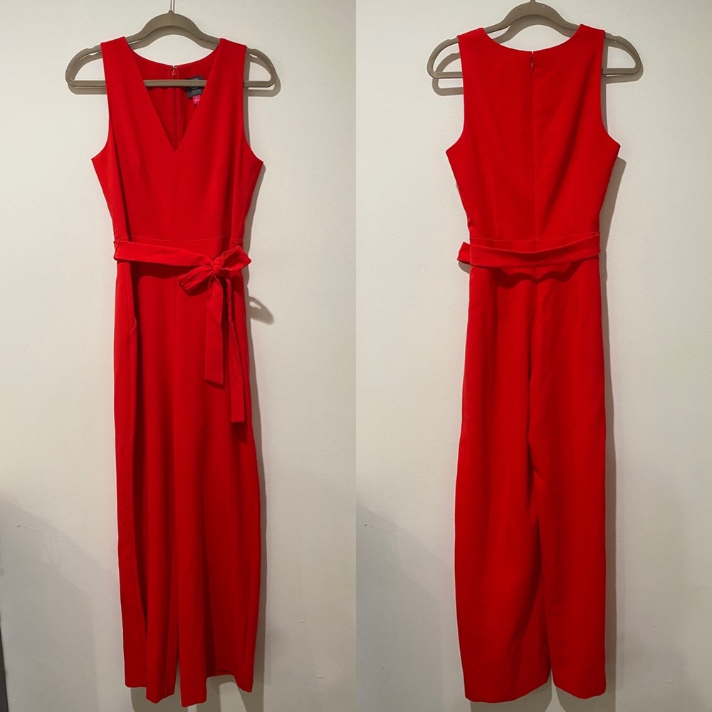 Vince Camuto Red Jumpsuit in size 8